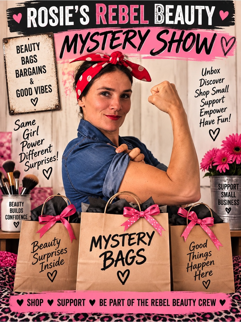 Rosie’s Rebel Beauty Mystery Show 10/11.